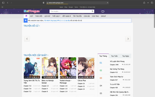 Top list trang web đọc truyện tranh ngôn tình hay nhất hiện nay